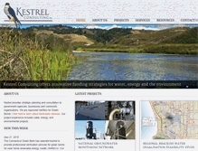 Tablet Screenshot of kestrel-inc.com